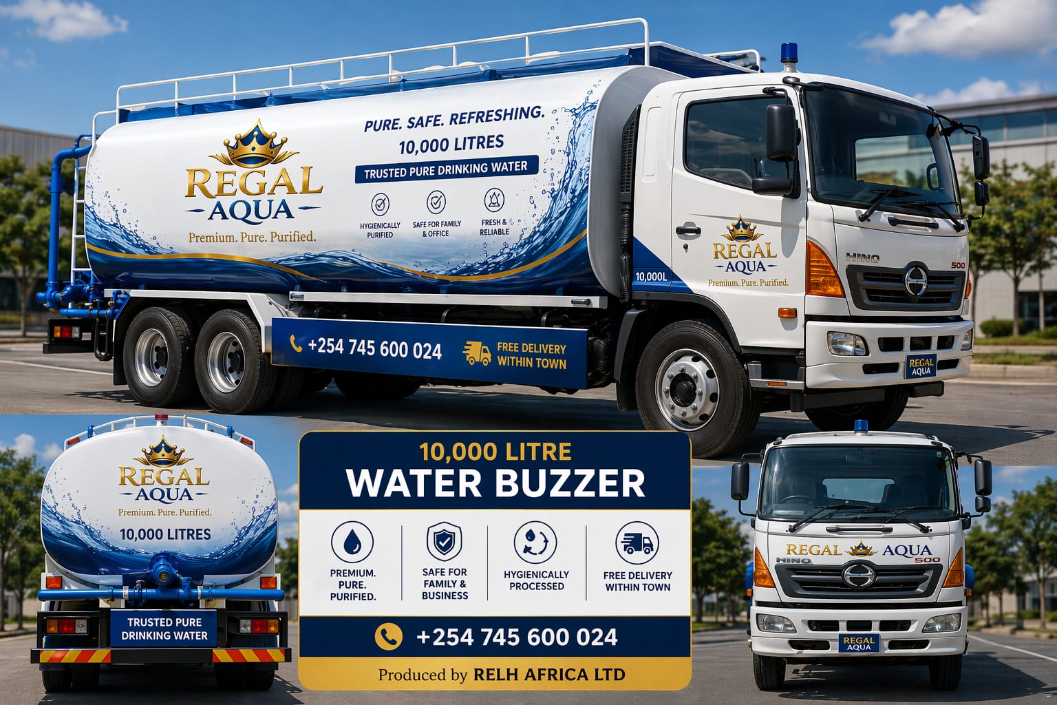 10000L Water Buzzer Tank